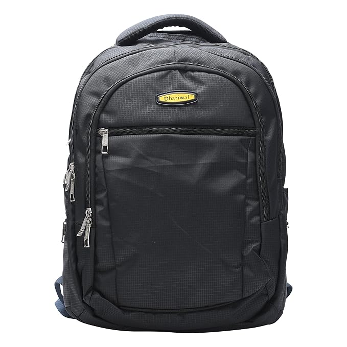 धारीवाल यूनिसेक्स ड्यूल कम्पार्टमेंट लैपटॉप बैकपैक रेन कवर के साथ 51L LB-106