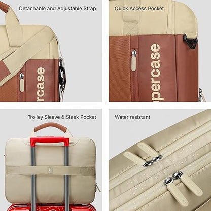 Uppercase 14L Omega 02 Professional Laptop Messenger Bag | upto 15.6''| 3x More Water Resistant