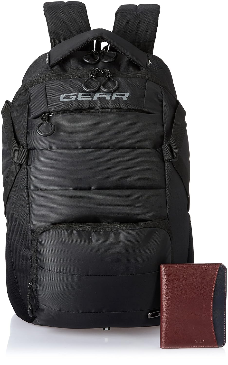 Gear Aspire 19”/30L Laptop Backpack | Casual Backpack | Travel Backpack | College Bag For Men/Women (Black)