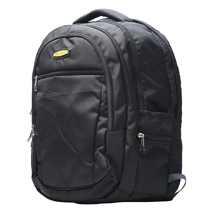 धारीवाल यूनिसेक्स ड्यूल कम्पार्टमेंट लैपटॉप बैकपैक रेन कवर के साथ 51L LB-106