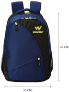Wildcraft Turnaround Polyester Blue Laptop Backpack-35L