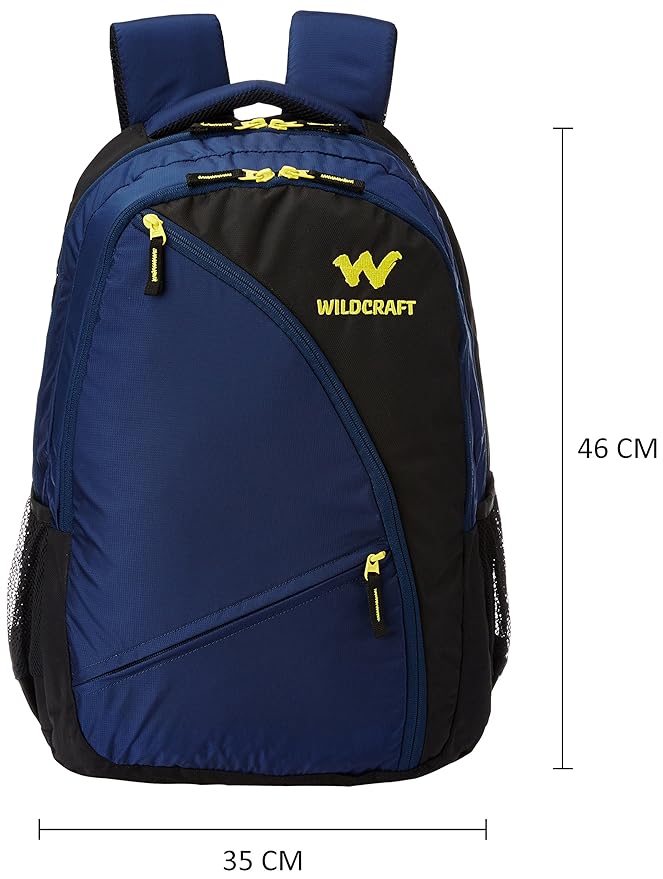 Wildcraft Turnaround Polyester Blue Laptop Backpack-35L