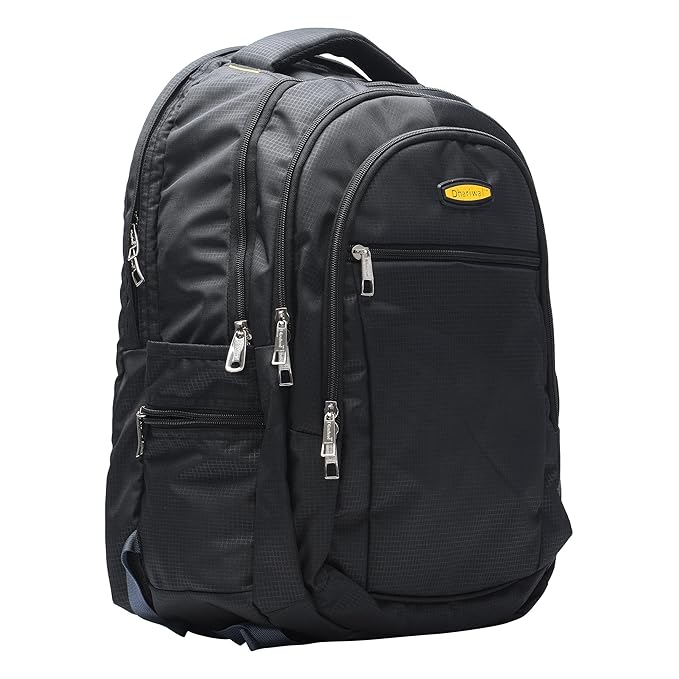 धारीवाल यूनिसेक्स ड्यूल कम्पार्टमेंट लैपटॉप बैकपैक रेन कवर के साथ 51L LB-106