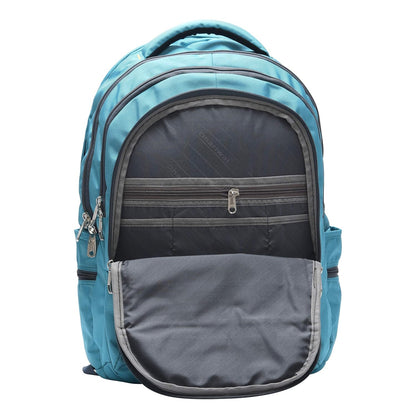 धारीवाल यूनिसेक्स ड्यूल कम्पार्टमेंट लैपटॉप बैकपैक रेन कवर के साथ 51L LB-106