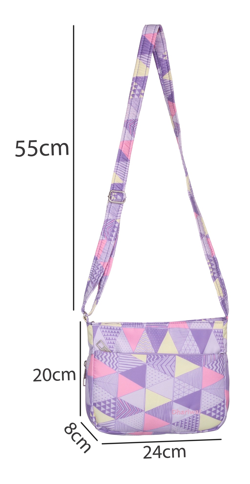 Dhariwal PU Twin Handle Water Resistant Ladies Shopping Bag, Vanity Bag for Carriage, Travel, Casual, Outdoor, Party, Kitty LAD-9914