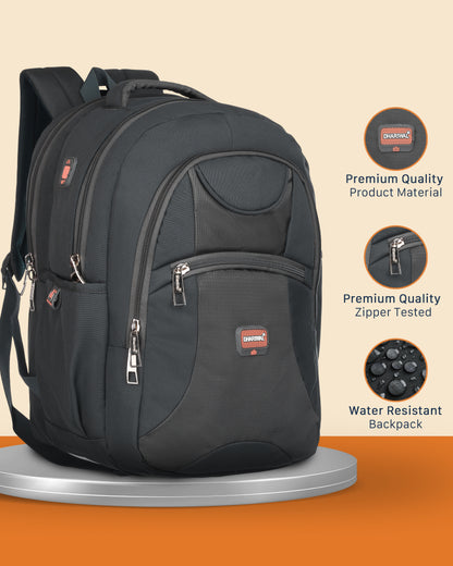 Dhariwal 30L BP-205  Unisex Backpack | Strong & Lightweight | Water-Resistant