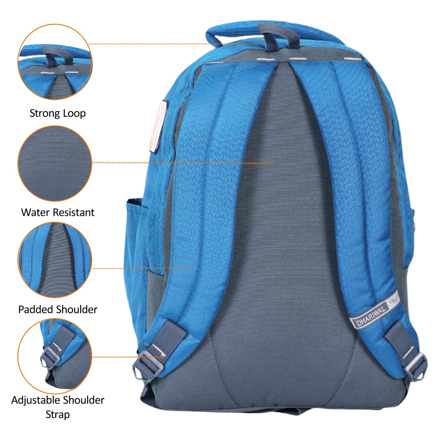 Dhariwal Backpack for Men & Women | Office, Travel, School, College bag| 34L BP-223