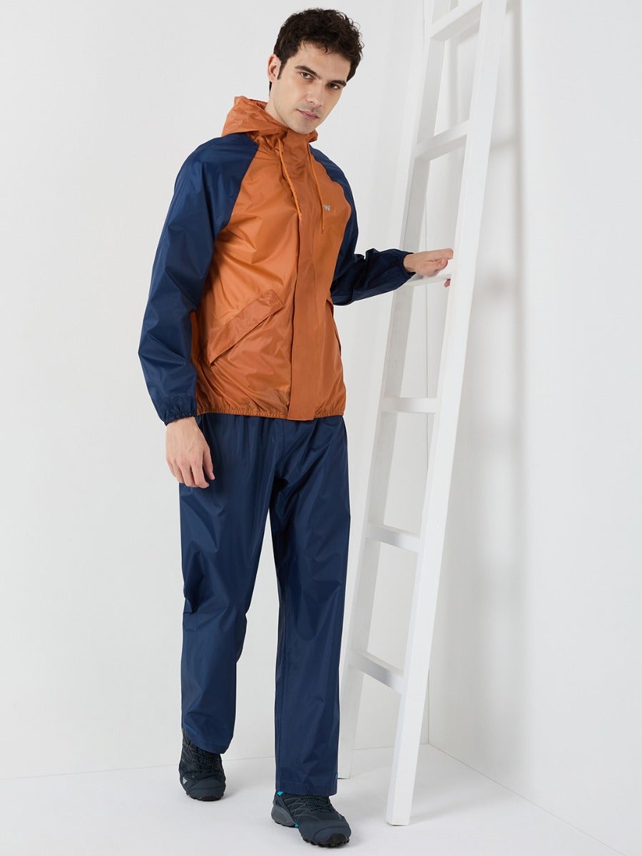 Wildcraft Men 2 Tone Bag Pro Rain Coat Cheater Suit  (43136/7)