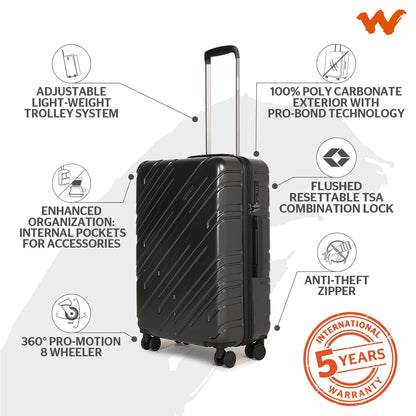 Wildcraft Antares Hard Trolley Suitcase (12431)