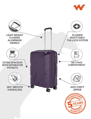 Wildcraft Agena Hard Trolley Suitcase (12430) – Dhariwal Bags