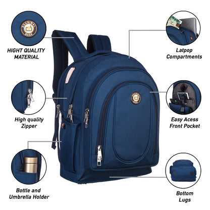 Dhariwal Backpack for Men & Women | Office, Travel, School, College bag| 34L BP -201