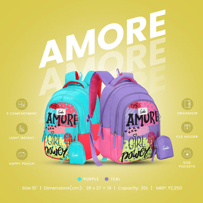 Genie Amore 15 Inch Backpack