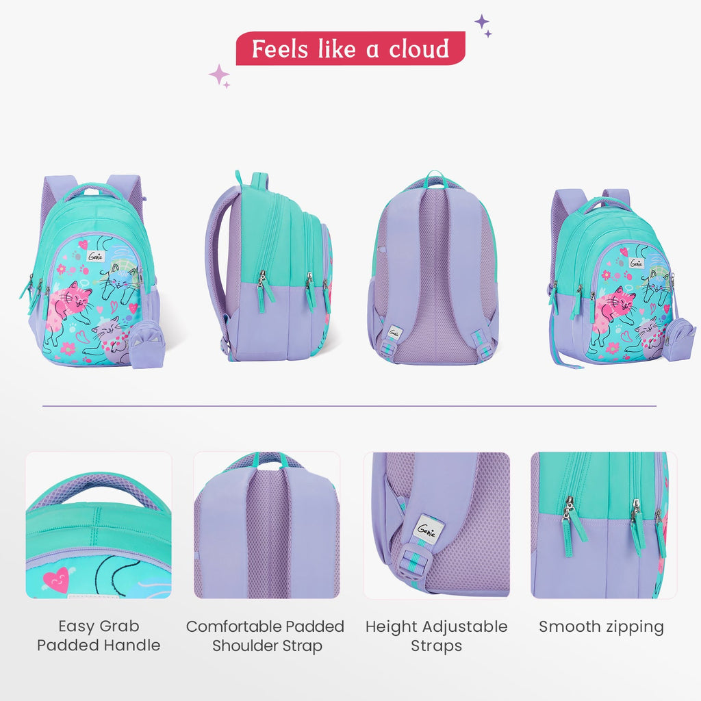 Purrfect Small Backpack for Kids-20L