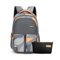 SAFARI Bonus 5 -Freebie pencil pouch, Rain Cover Backpack -37 L (Grey)