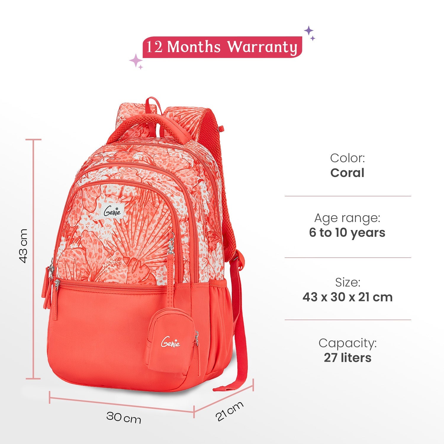 Donna 27L School Backpack