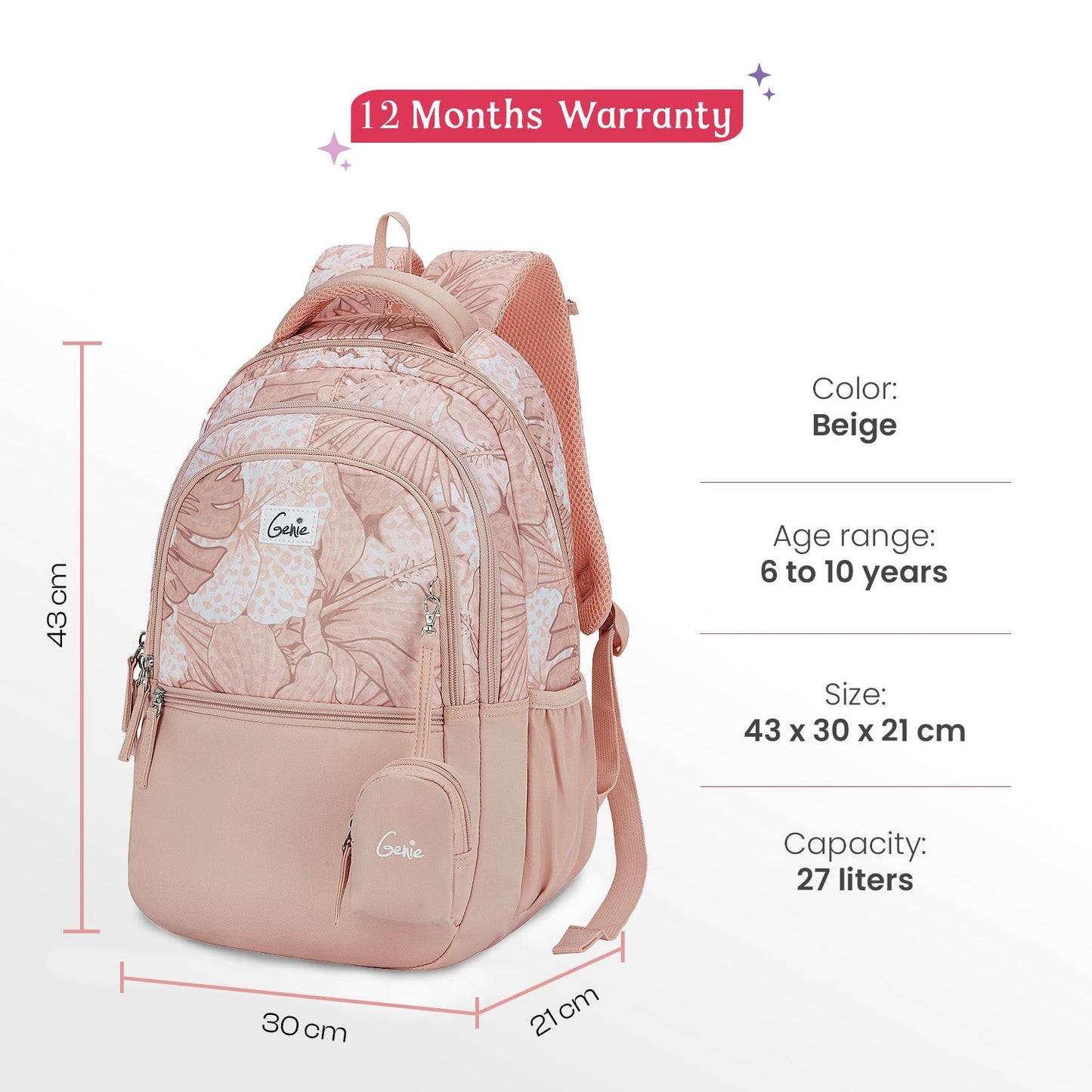 Donna 27L School Backpack