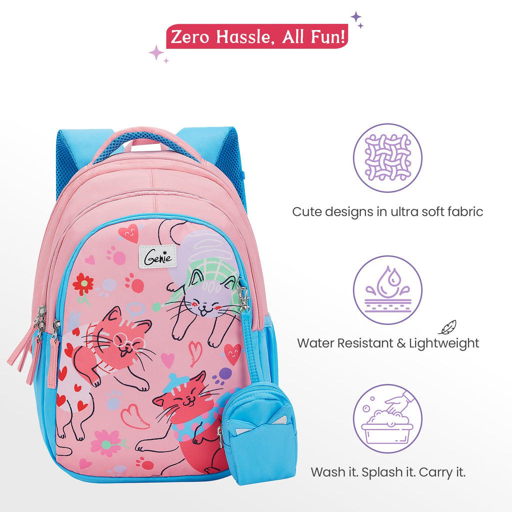 Purrfect Small Backpack for Kids-20L