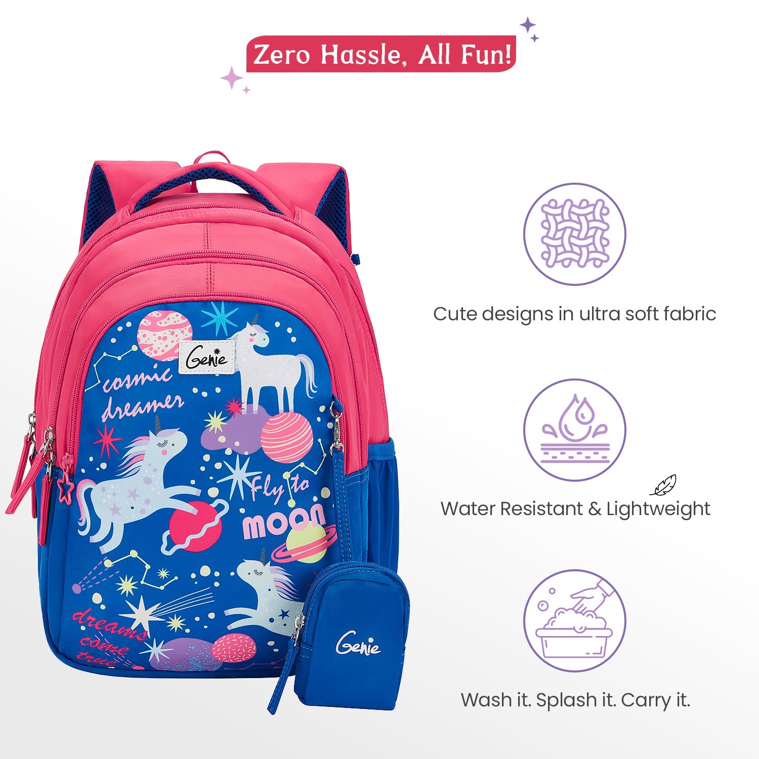 Unicornstar Small Backpack for Kids-20L