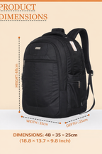 Dhariwal 42L BP-256 Laptop & File Compartment Backpack Travel/School/College/Office Work & Daily Use Bag For Men & Women