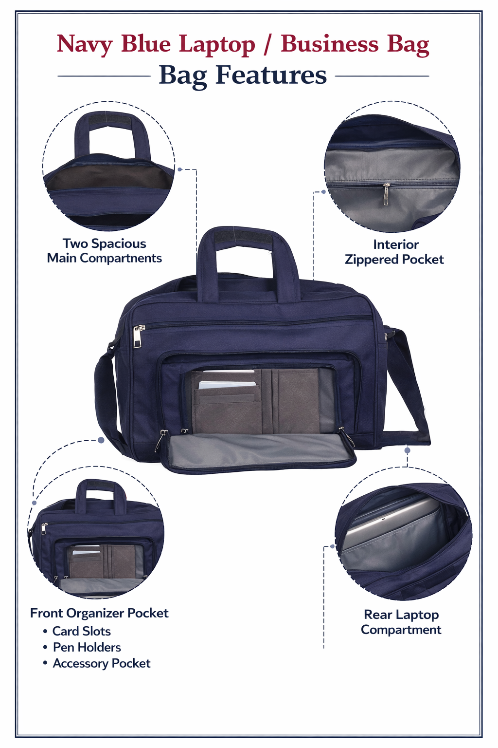 ऑफिस एग्जीक्यूटिव फाइल बैग 16" EB-603 