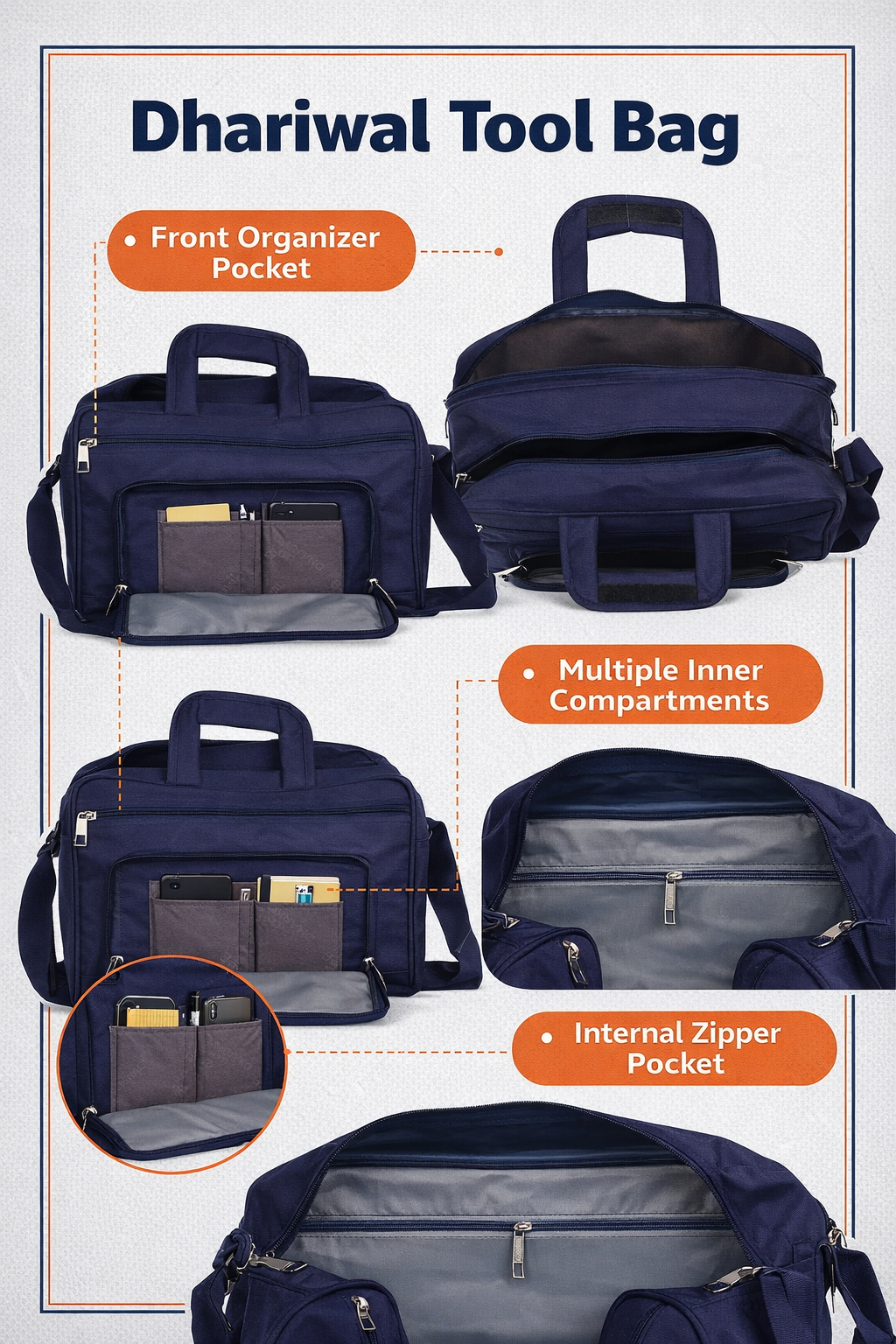 ऑफिस एग्जीक्यूटिव फाइल बैग 16" EB-603 