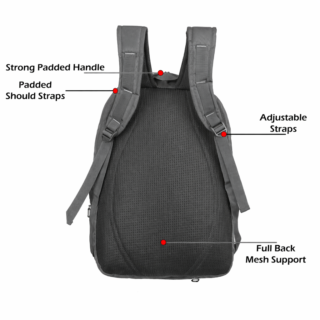 Dhariwal 51L LB-106  Unisex Backpack With Rain Cover,  Strong & Lightweight | Laptop compartment