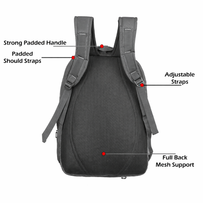 Dhariwal 51L LB-106  Unisex Backpack With Rain Cover,  Strong & Lightweight | Laptop compartment