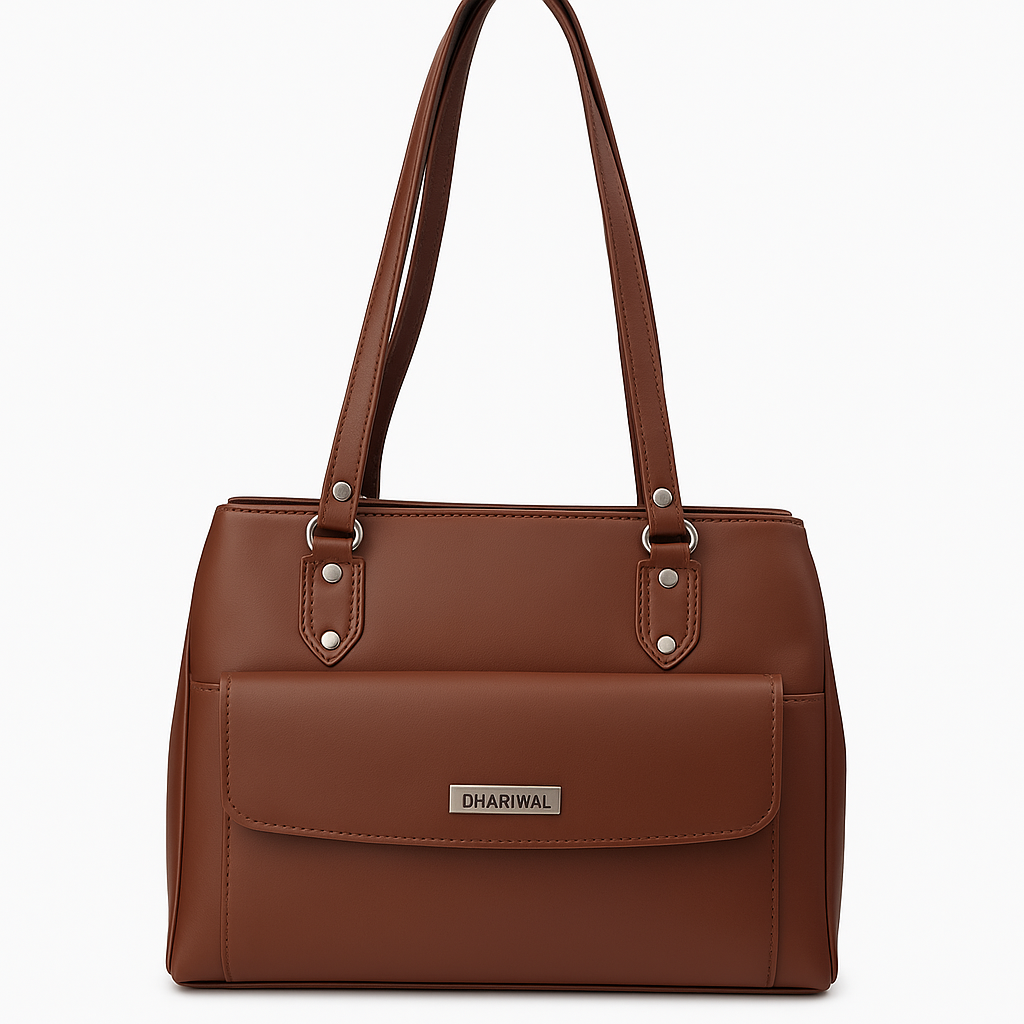 धारीवाल मल्टी कम्पार्टमेंट ट्विन हैंडल लेडीज हैंडबैग LAD-9902