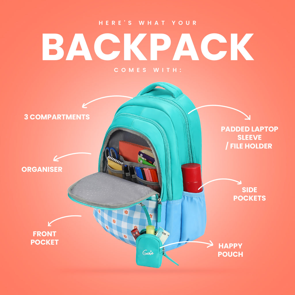 Genie Grace 19 Inch Laptop Backpack