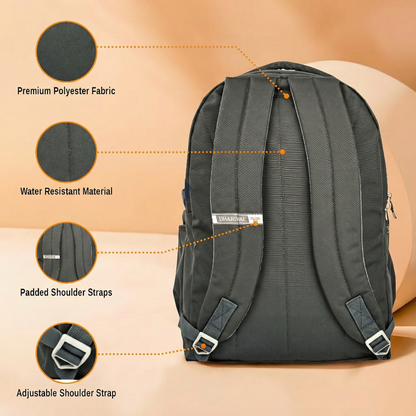 Dhariwal 38L BP -201  Unisex Backpack | Strong & Lightweight | Heavy Zipper Backpack