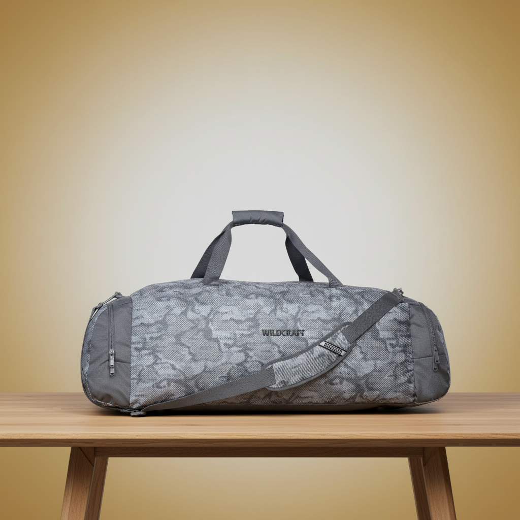 Wildcraft Duffle Bag, 53L Sleek Large Capacity Duffel | Sports, Gym, Trekking & Travel Bag For Men&Women