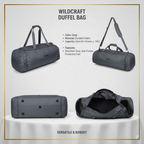 Wildcraft Duffle Bag, 53L Sleek Large l For Men&Women