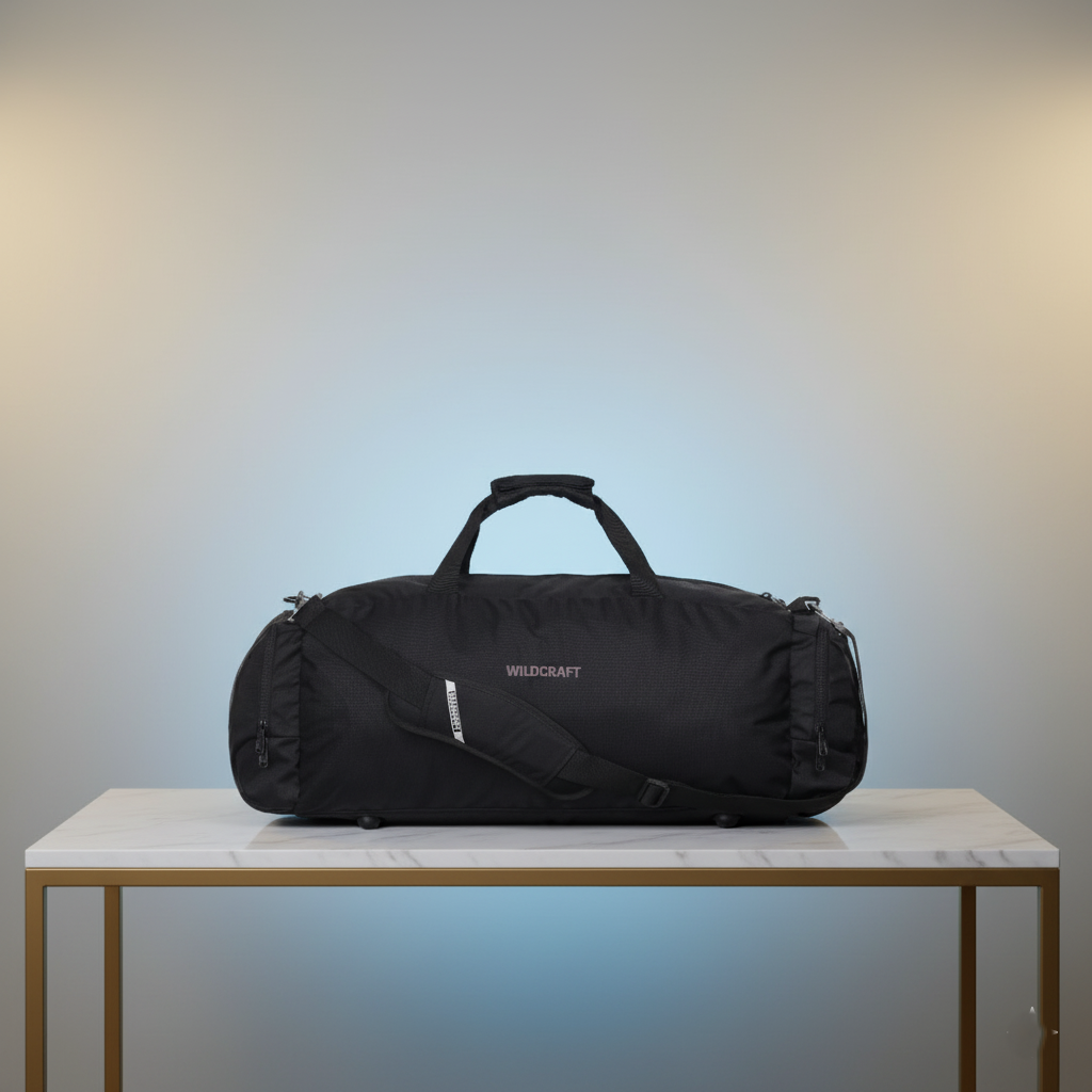 Wildcraft Duffle Bag, 45L Sleek Large Bag For Men&Women