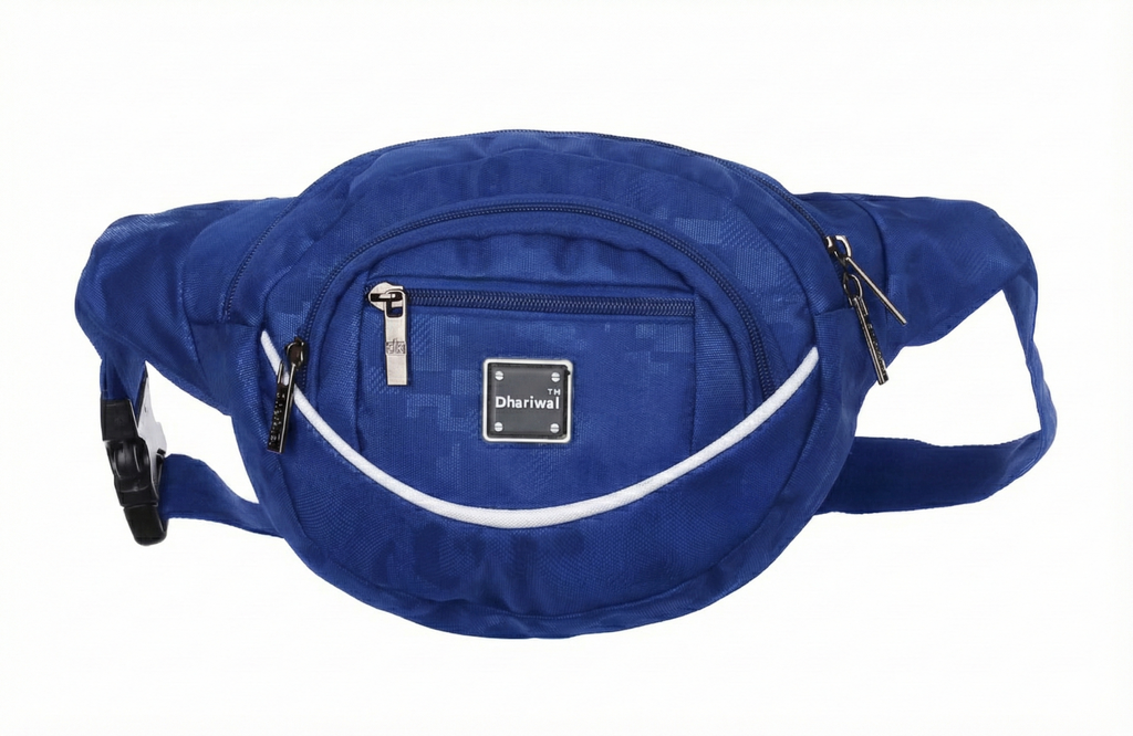 Dhariwal Waist Pack Travel Handy Hiking Zip Pouch Document Money Phone Belt Sport Bag Bum Bag for Men and Women Polyester WP-1202