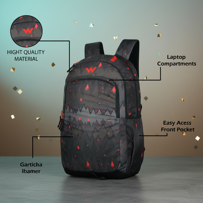 Wildcraft Backpack 30L Travel/School/College/Office Bag For Men & Women