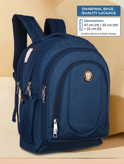 Dhariwal 38L BP -201  Unisex Backpack | Strong & Lightweight | Heavy Zipper Backpack