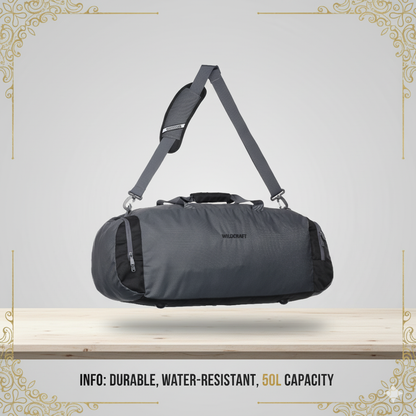 Wildcraft Duffle Bag, 45Lit Large Capacity, Large Capacity, Unisex Travel|Sports |Gym Bag