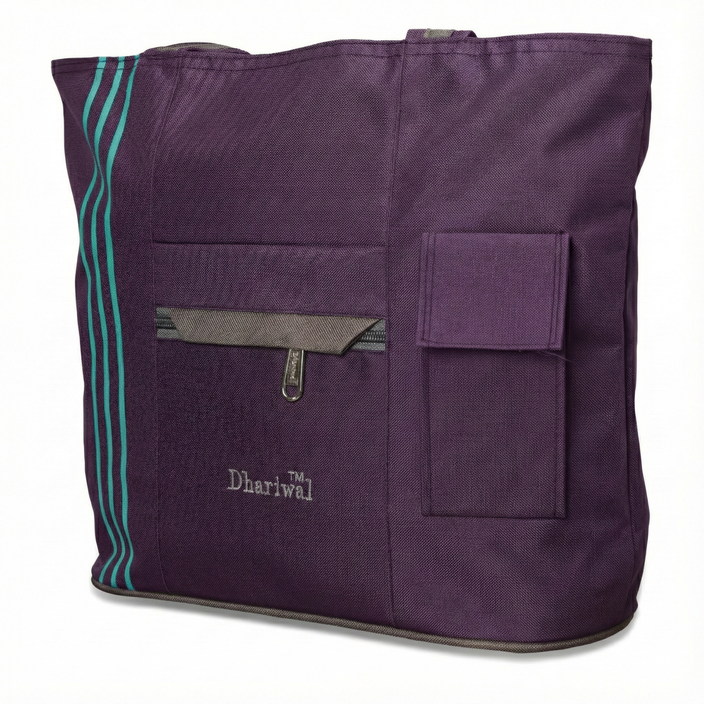 धारीवाल मैटी ट्विन हैंडल लेडीज़ शॉपिंग बैग, कैरिज, यात्रा, कैजुअल, आउटडोर के लिए वैनिटी बैग