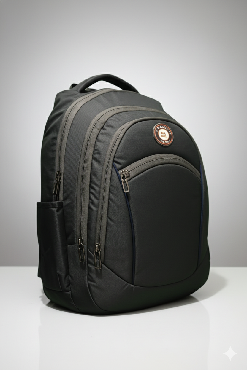 Dhariwal Bags LB-113 33L Laptop Backpack | Water-Resistant  Office, College & Travel Bag | Padded 15.6-inch Laptop Compartment | Multi-Utility Organizer-Grey