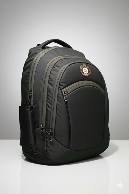 Dhariwal Bags LB-113 33L Laptop Backpack | Water-Resistant  Office, College & Travel Bag | Padded 15.6-inch Laptop Compartment | Multi-Utility Organizer-Grey