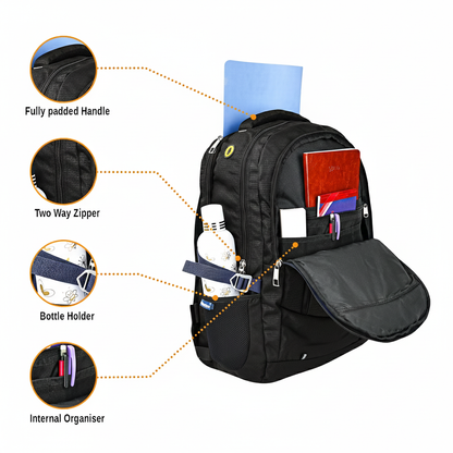 धारीवाल ट्रैवल बैकपैक 45एल बीपी-202 - वीकेंड गेटअवे