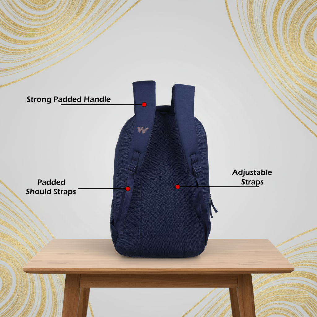 Wildcraft Power Laptop Backpack 28L Travel/School/College/Office Bag For Men & Women