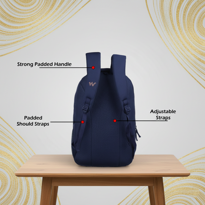 Wildcraft Power Laptop Backpack 28L Travel/School/College/Office Bag For Men & Women