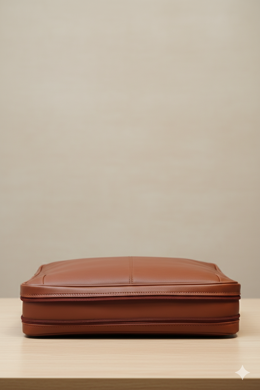 Dhariwal EB-621 Executive Leather Laptop Bag Men & Women  – Classic Brown Elegance