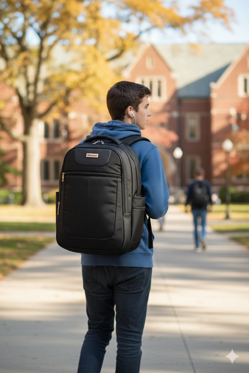 Dhariwal BP-256 42L  Backpack for Men & Women | Water-Resistant College, Office & Travel Bag