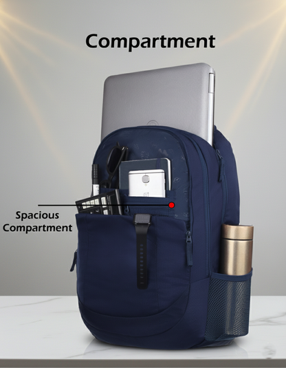 Wildcraft Power Laptop Backpack 28L Travel/School/College/Office Bag For Men & Women