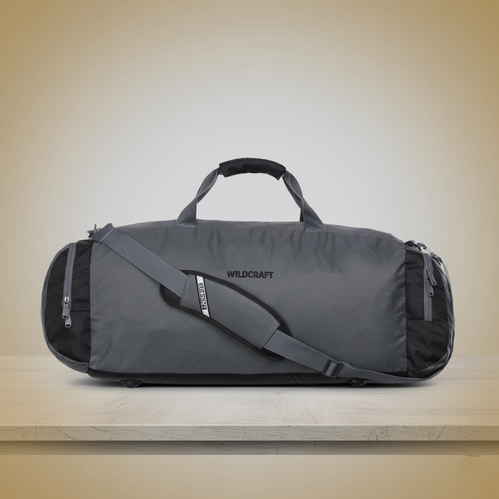 Wildcraft Duffle Bag, 45L Sleek Large Bag For Men&Women