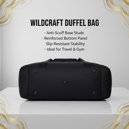 Wildcraft Duffle Bag, 53L Sleek Large Capacity Duffel | Sports, Gym, Trekking & Travel Bag For Men&Women