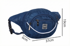 Dhariwal Waist Pack Travel Handy Hiking Zip Pouch Document Money Phone Belt Sport Bag Bum Bag for Men and Women Polyester WP-1202