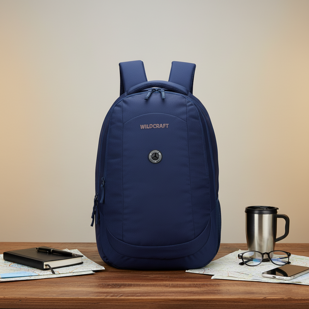 Wildcraft Power Laptop Backpack 28L Travel/School/College/Office Bag For Men & Women